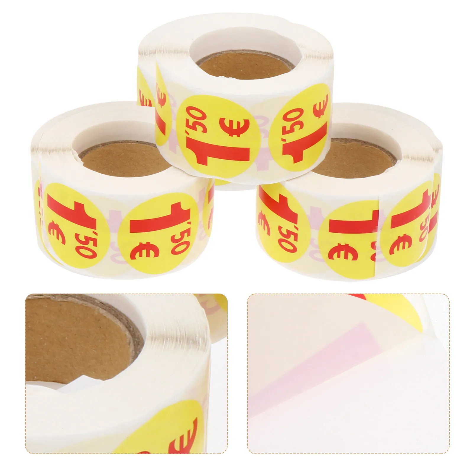 

1500Pcs Price Labels Small Round Self Adhesive Price Decal Stickers for Supermarket Sale Stickers for Retail Round Sticker