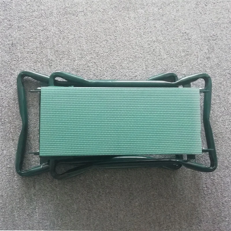 Genouillère et siège de jardin AB09-2 en 1, siège de jardin pliant avec coussin à genoux en mousse EVA, pochette à outils amovible pour femmes, hommes et personnes âgées