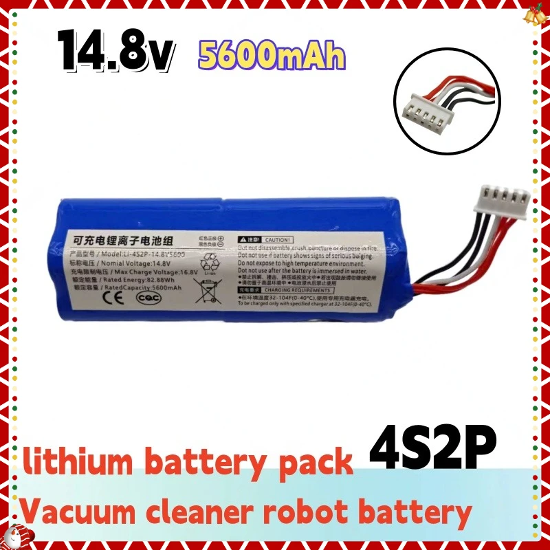 ⌚ Аккумулятор S10-Li-144 для пылесосов ECOVACS N8, Hybrid, DBX11-11.950,920,DX9G,N7 Deebot T9,X1,Ozmo T8,T10,N8 Pro,AIVI Yeedi 2