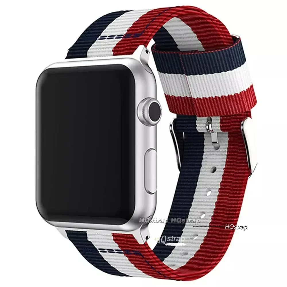 Nylon Strap for Apple Watch Band 45mm 44mm 8 7 6 5 4 SE Watcband for Iwatch Ultra2 49mm 41mm 40mm 38mm 42mm Belt Sport Bracelet