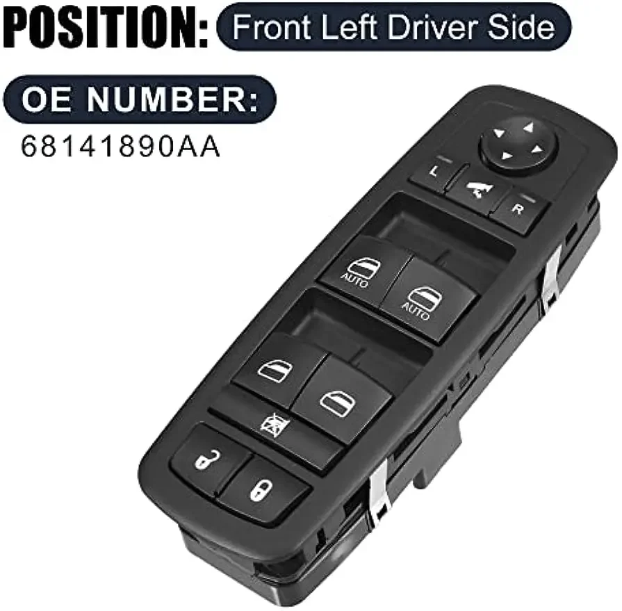 68141890AA Car Interior Accessories Window Control Switch Automotive Window Glass Lifter Switch Fits For Jeep Cherokee2014-2017