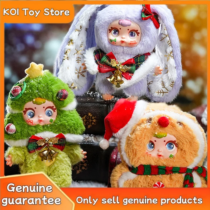 크리스마스 정품 주베 밀크 캔디 크리스마스 시리즈 펜던트 블라인드 박스 새로운 귀여운 크리스마스 소녀 미스터리 박스 생일 카와이 선물