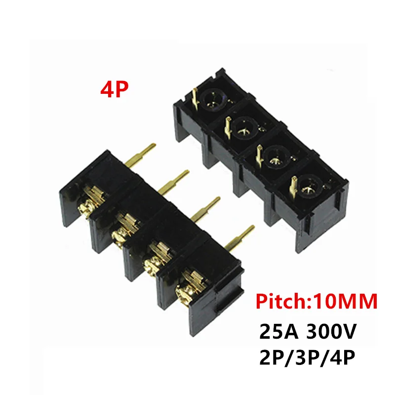 10Pcs/Lot KF1000 2P 3P 4P PCB Screw Terminal Block Connector Pitch 10MM KF1000 2/3/4P Can Be Spliced