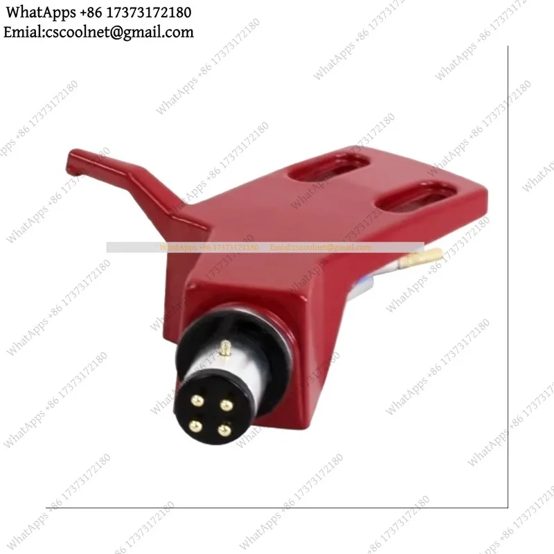 Aluminum Alloy Headshell for Turntable, Phono Cartridge Mounting Shell, Record Player Needle Holder,Replacement Stylus Rack,Red