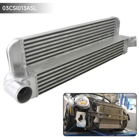 BMW 미니 쿠퍼 S R56 R57 엔진용 전면 장착 인터쿨러, 1.6L 터보 2007-2012 실버, 블랙, 신제품