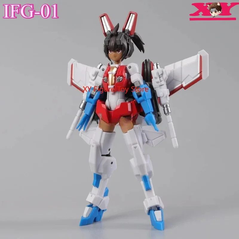 （IN STOCK） Transformation Iron Factory IF IFG-01 IFG01 Starwing Starscream Mobile Suit Girl Action Figure Robot Toys