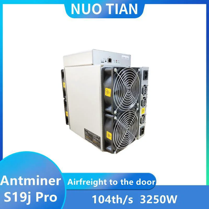 

Antminer S19Jpro 104T±10% Miner BTC Bitcoin Miner Mining Machine 3250w Antminer S19 J Pro 110th/s Include PSU