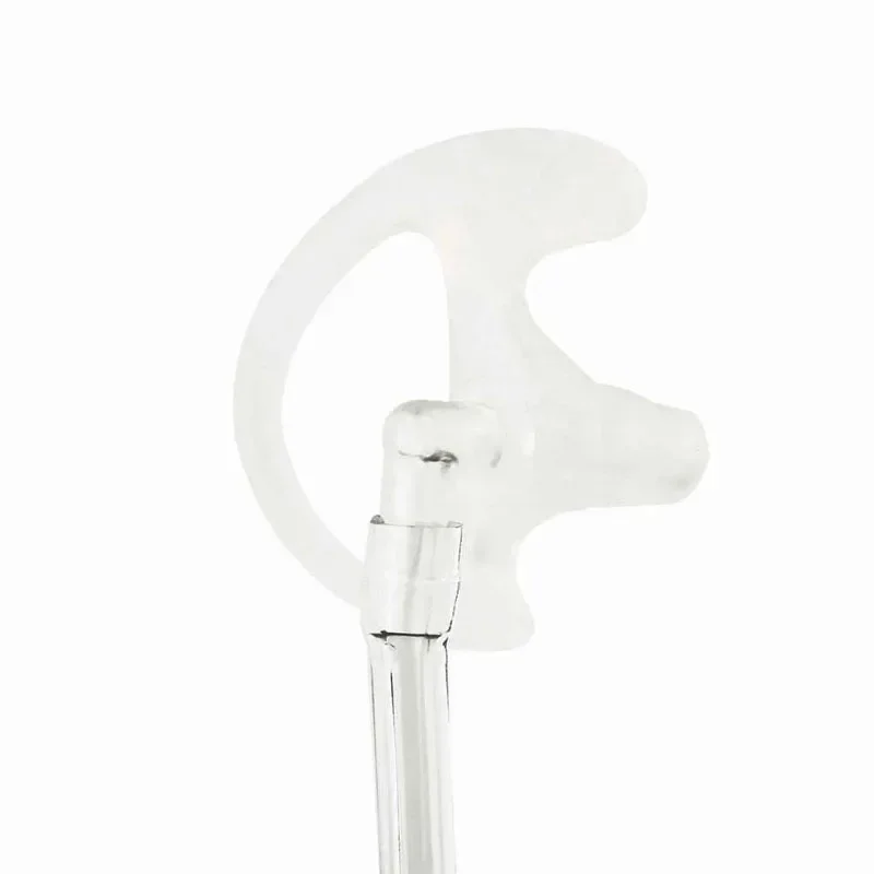 

100 Pcs Earmolds Soft Radio Ear Mold Replacing Earpiece Insert for Acoustic Coil Tube Headset Audio Kits Accessories Transparent