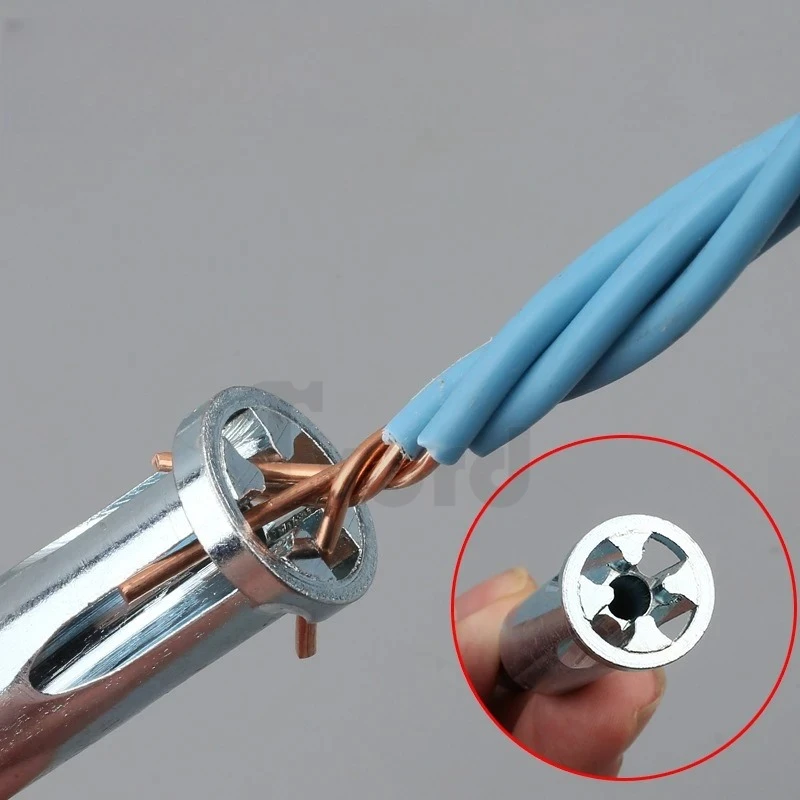 Electric Drill Wire Twister Tool 4.0mm²- High Speed Stripping and Twisting for Efficient Electrical