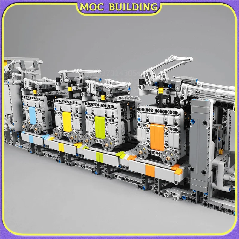 MOC Building Blocks GBC Model Ball Rolling Machine Ball Factory Stepper DIY Assembly Bricks Toys Christmas Gift