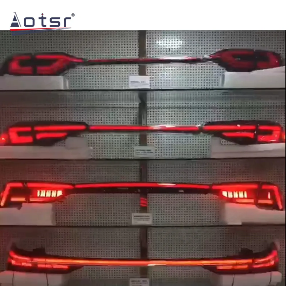 Car Tail Light Brake Lamp For Toyota Corolla Levin Avalon Highlander Honda Accord Car Rear Lamp LED Through Taillights