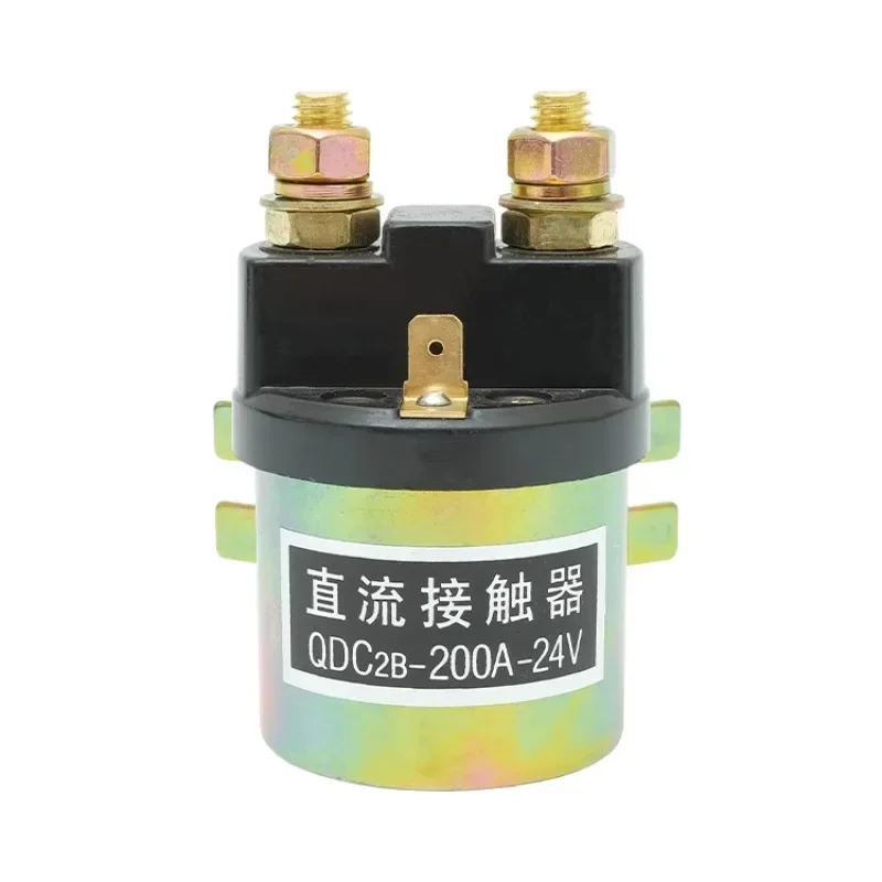 QDC2B-200A electric vehicle hydraulic tailboard DC start switch contactor DC12V24V