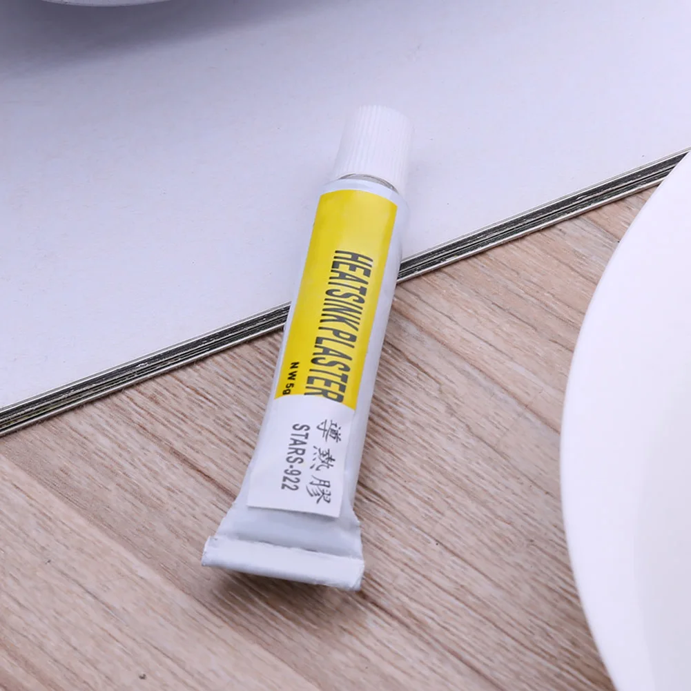 Heat Sink Thermal Glue 2 Pack White Silicone Adhesive Conductive Paste