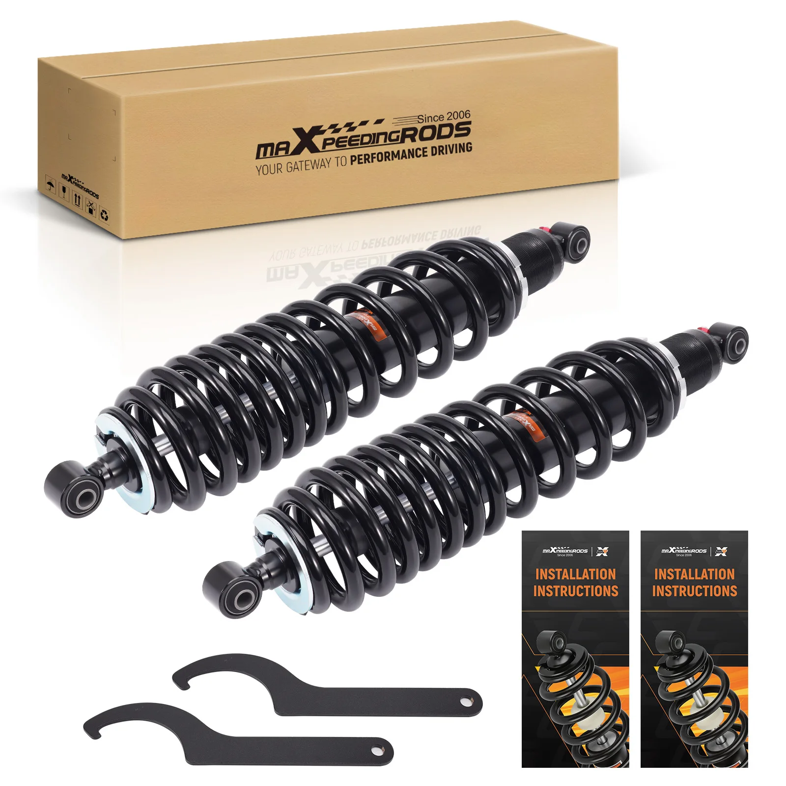 

2x Rear Shocks Strut Absorber Kit for Can-Am Defender HD7 MAX HD7 2022-2023