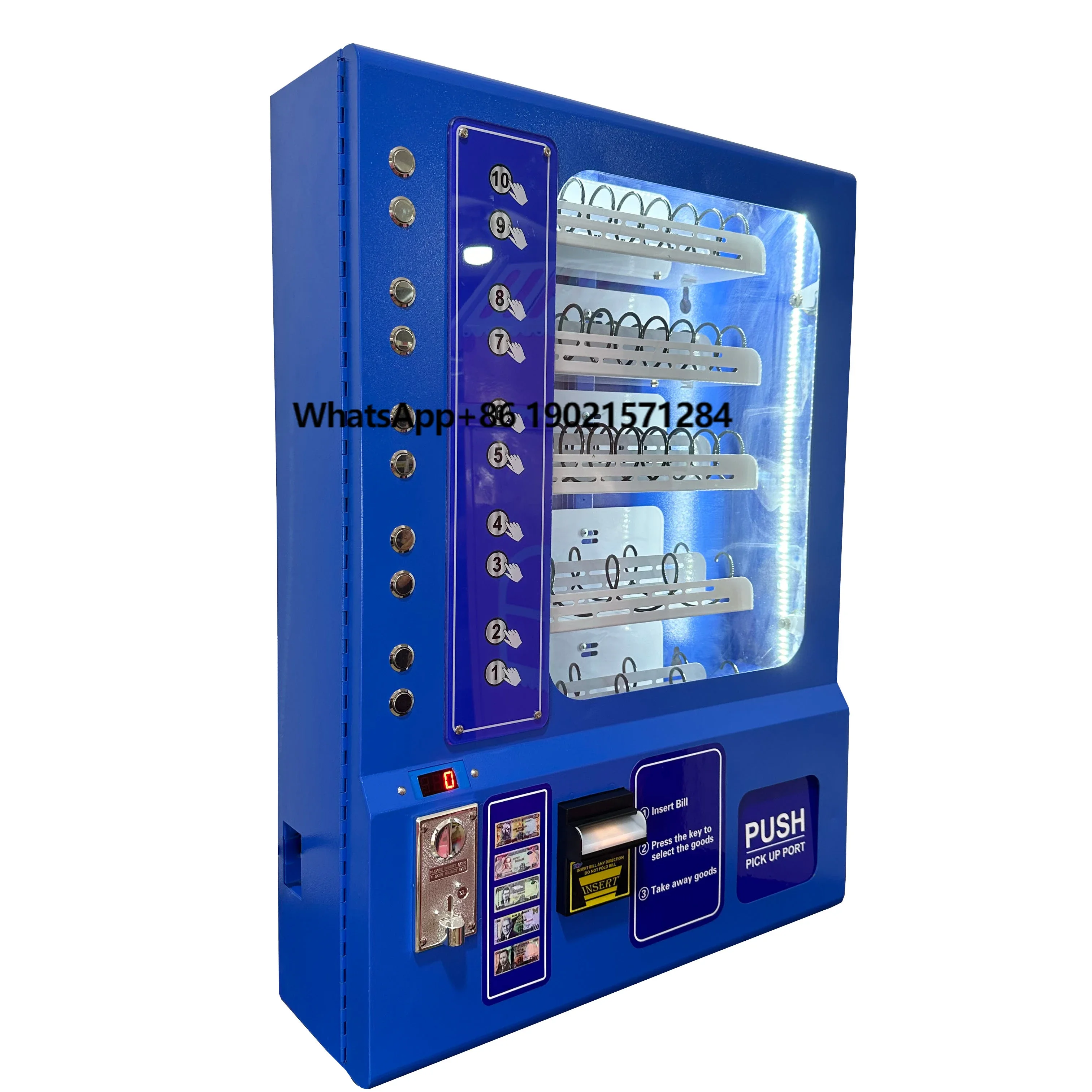 

Unmanned Self-service Coin and Bill Operated Small Vending Machines for Adult Products
