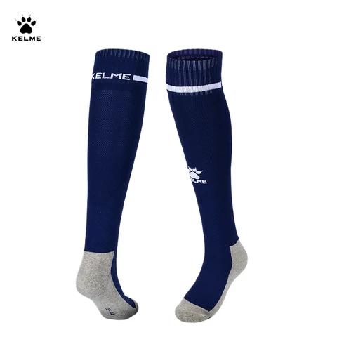Детские футбольные носки KELME, футбольные чулки для тренировок, баскетбола, дышащие спортивные носки выше колена, 8101WZ3001