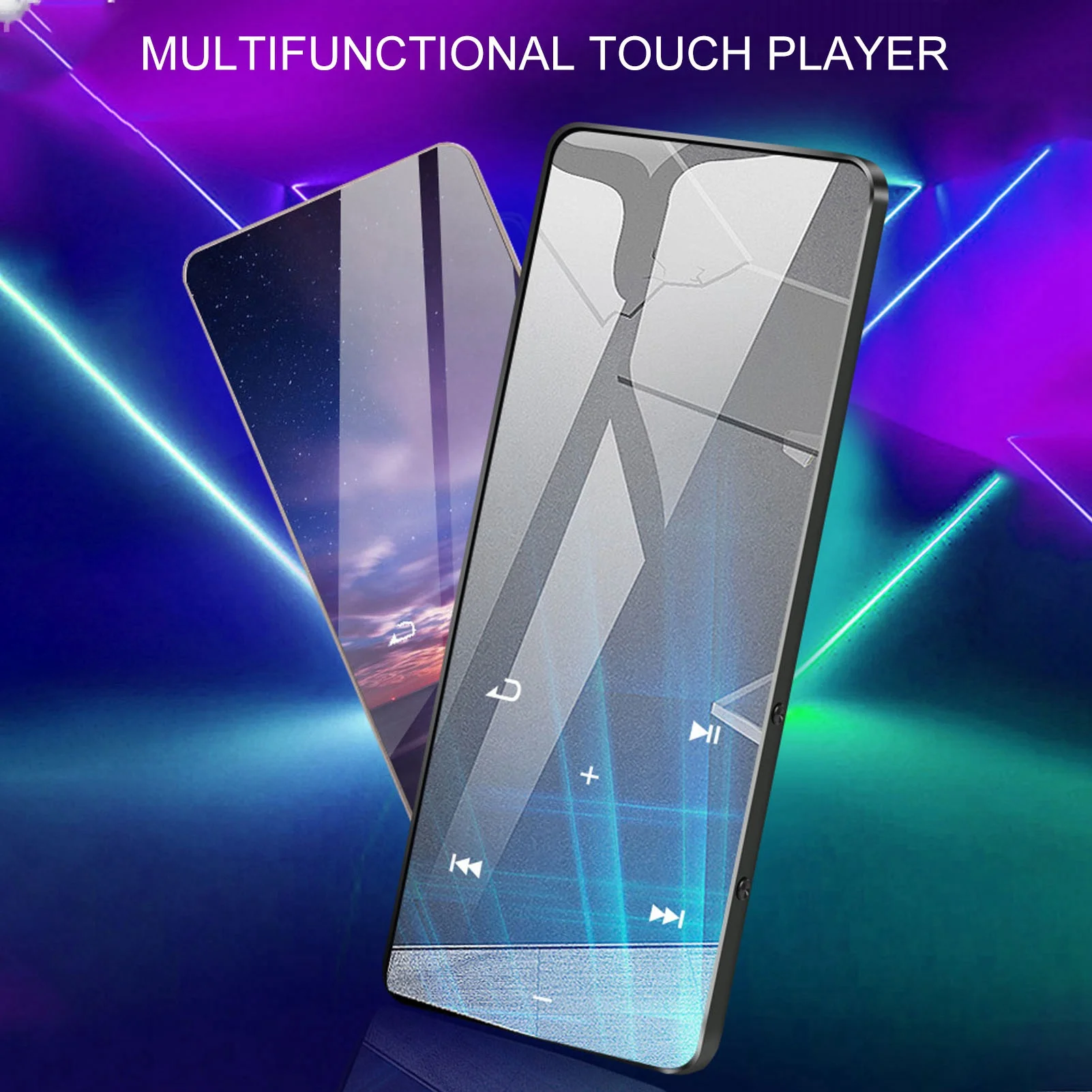 

MP3-плеер 1,8-дюймовый экран MP4-плеер Многофункциональный звук без потерь Bluetooth-словник FM-радио для занятий спортом и прогулок