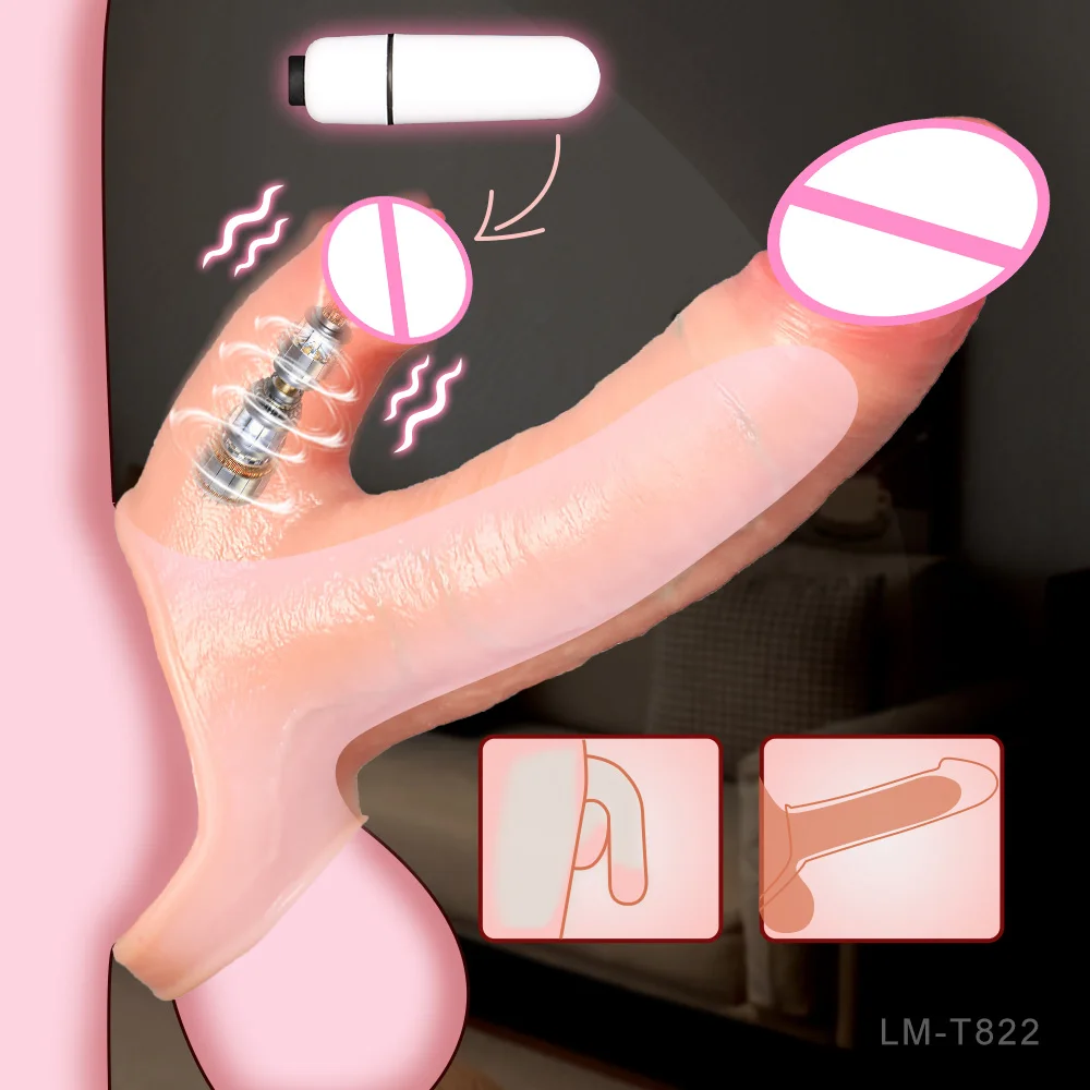 ألعاب جنسية للرجال قابلة لإعادة الاستخدام كم القضيب موسع الواقي الذكري تأخير القذف القضيب توسيع جوفاء الديك كم اللسان القضيب الكبير