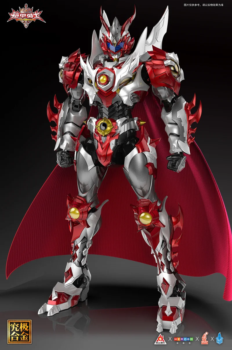 New Snap Heatboys Alpha Animation Armor Hero Dragon Armor Chivalry Robot Alloy Frame Collectible Acition Figure Ornaments