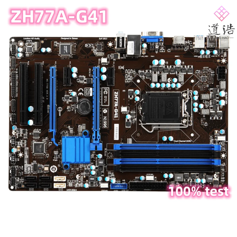 

For ZH77A-G41 Motherboard 32GB LGA 1155 DDR3 ATX H77 Mainboard 100% Tested Fully Work