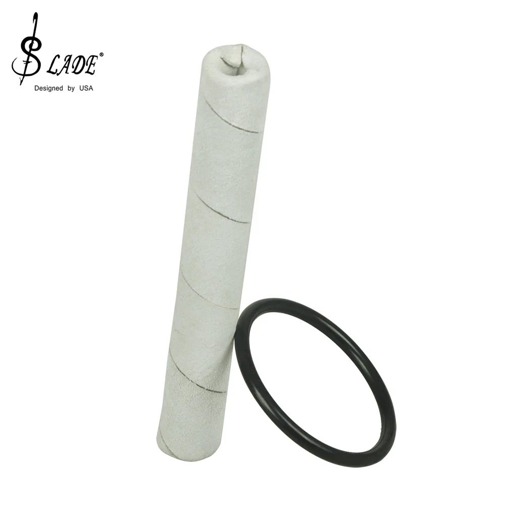 SLADE Crystal Singing Bowl Sheepskin Mallet Stick Beater Professional Buddha Sound Bowl Striker With Rubber Ring Yoga Meditation