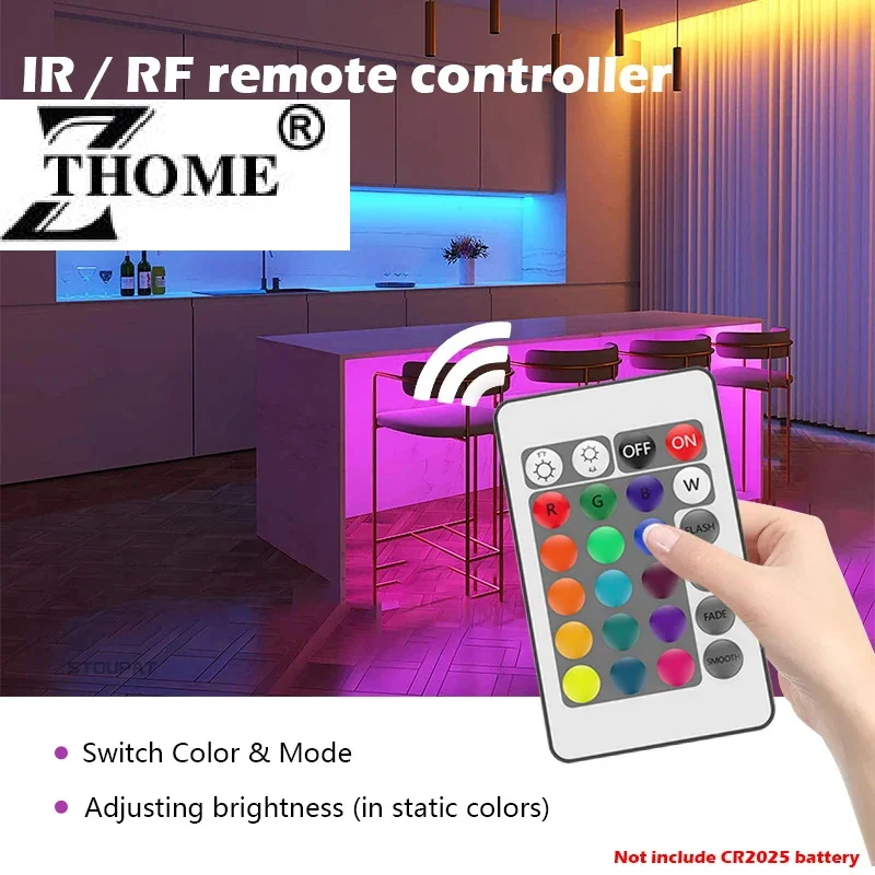 RGB LED Strip Light Controller Smart BLE APP Music Control For DC5-24V COB Tape Lights Dimmer Adjust Brightness