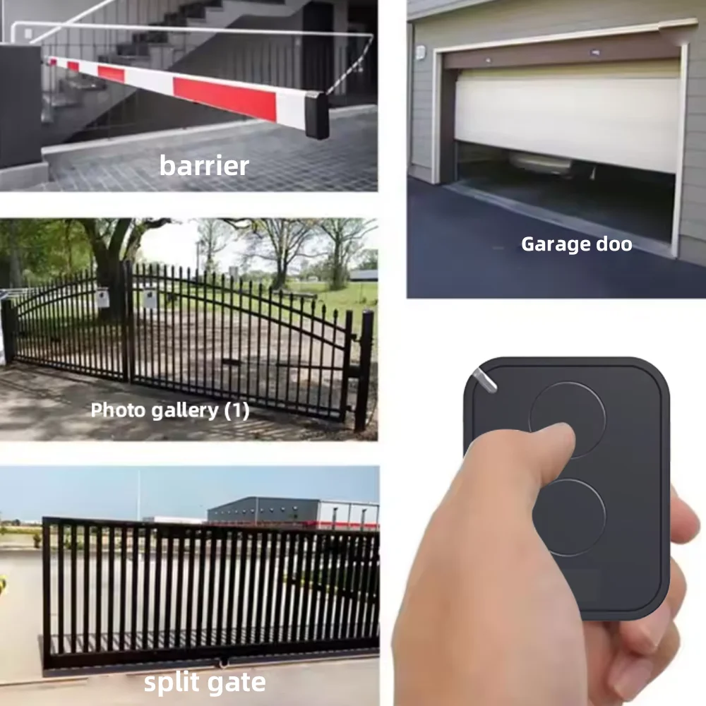 For NICE Garage Remote Control Gate 433MHz DOORHAN TRANSMITTER 2PRO 4PRO DOORHAN Keychain for Barrier Keyfob 433.92MHz Drive