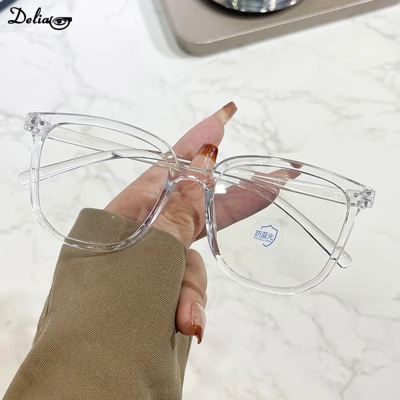 2024 New Round Eyewear Transparent Computer Glasses Frame Women Men Anti Blue Light Blocking Glasses Optical Spectacle Eyeglass