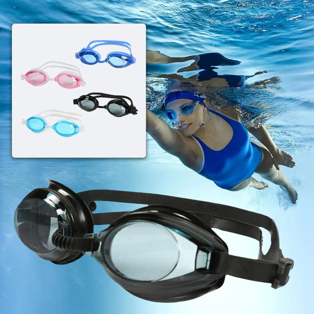 High-definition Swimming Goggles For Adult Swimming Equipment Adult Waterproof Glasses Flat Transparent Diving Goggles F2H2