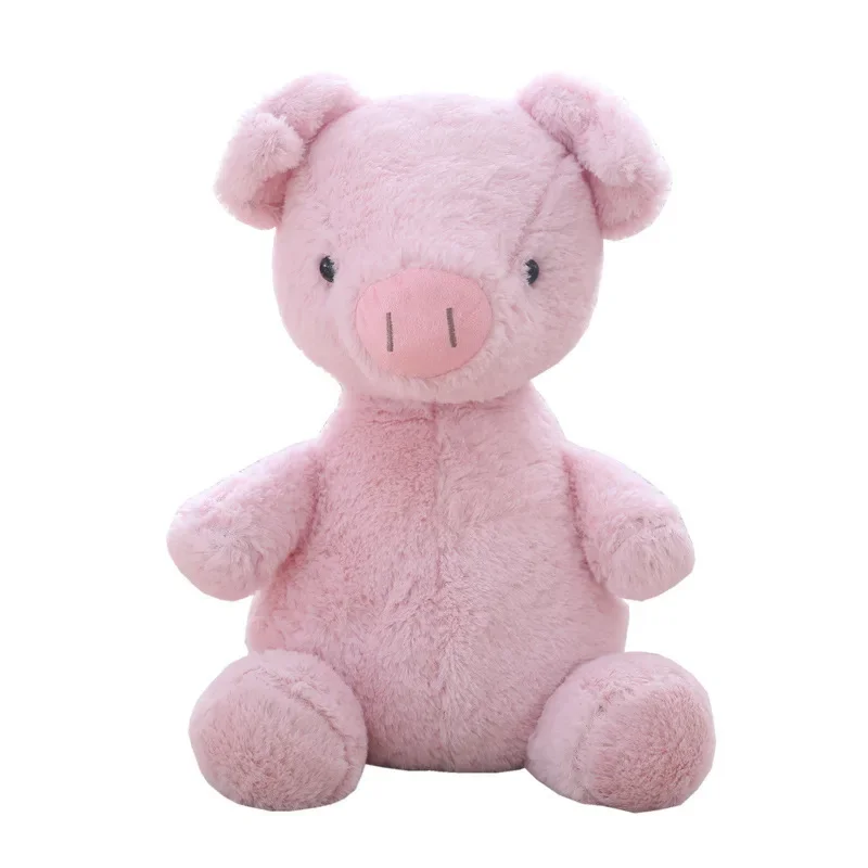 Serie de maní lindo pingüino de peluche de juguete búho cerdo rosa muñeca calmante niña corazón regalo juguete de peluche festival de los niños