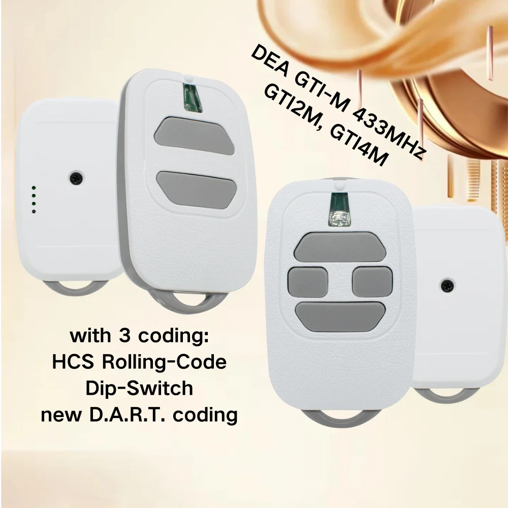 DEA GTI2M GTI4M Remote Control 433.92MHz For DEA GT2 GT4 GTI2 GTI4 MIO TR2 TR4 Fixed Rolling Code Garage Gate Opener