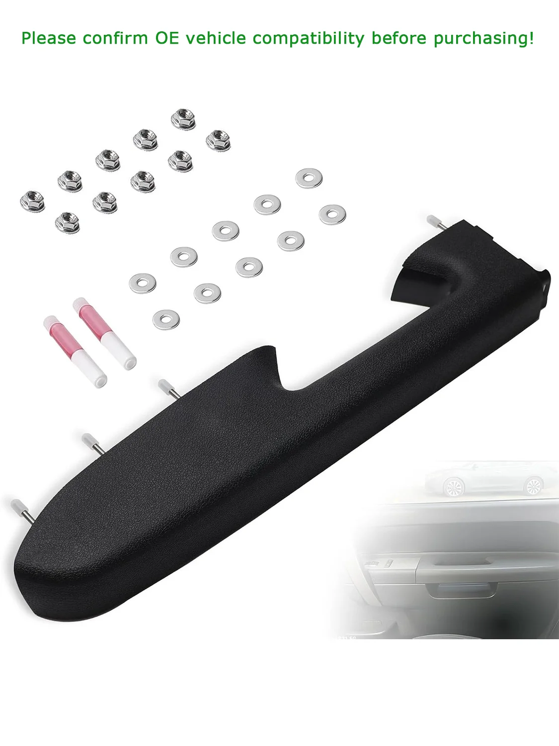 

22818465 Front Left Driver Side Armrest Repair Kit Fit for Silverado/GMC Sierra 1500 2500HD 3500HD 2010–2014 Door Panel Armrest