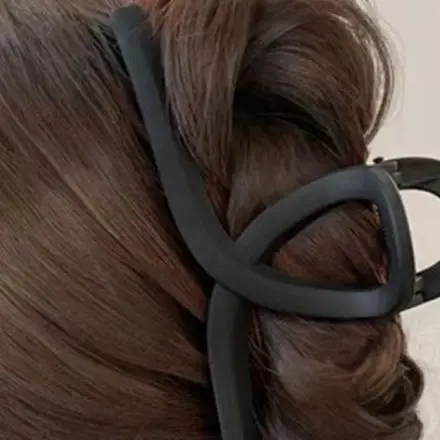 

Fashion Acrylic Hair Clips For Women Girls Large Shark Clip Sweet Versatile Hair Claw Solid Color Hair Accessories Gifts