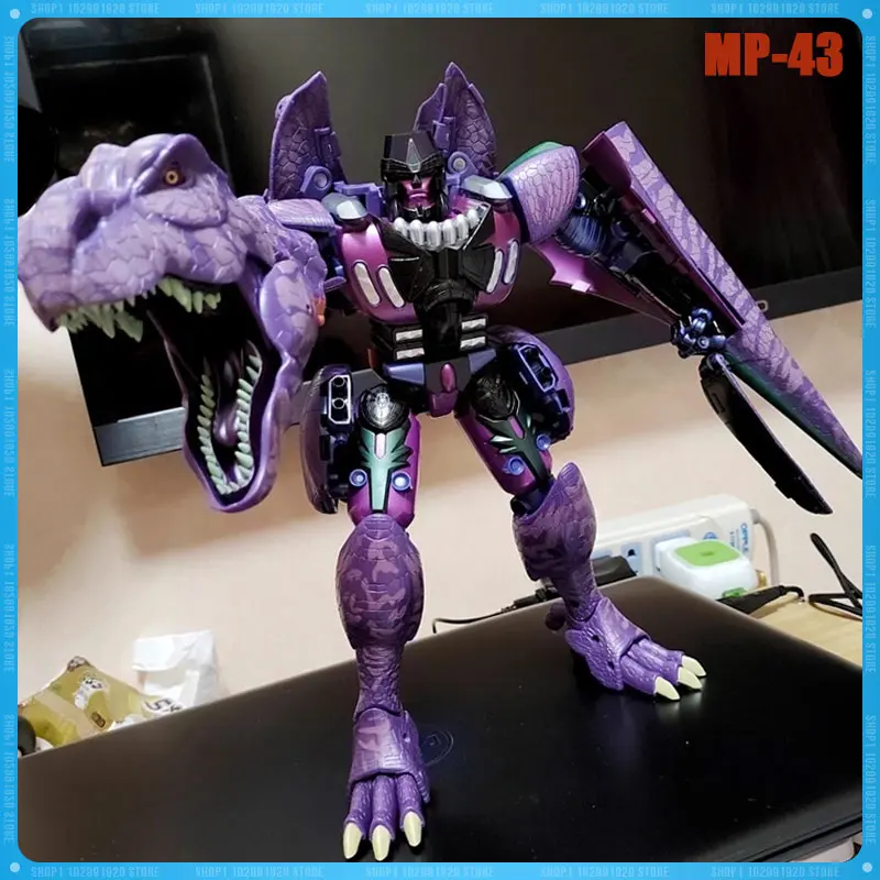 Na stanie Transformacja Zabawka ToysMage MP-43 MP43 Ulepszony Tyranozaur Rex Skala Bestia Super Wojownik Model Akcji Zabawka Prezent