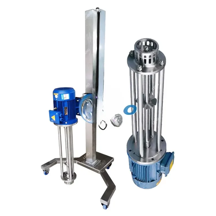 Factory Price Industrial Dehumidification Carbomer Oil Cream Mixer Lifting Homogenizer Emulsifying High Shear Mixer