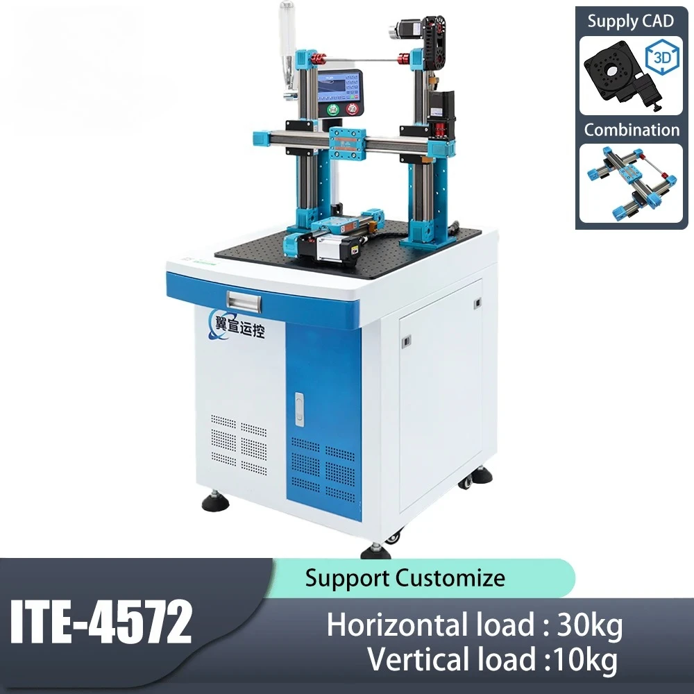 Belt Drive Linear Module XYZ Gantry Frame Three Axis Cross Slide Machine Platform Integrated Motion System with Control Box