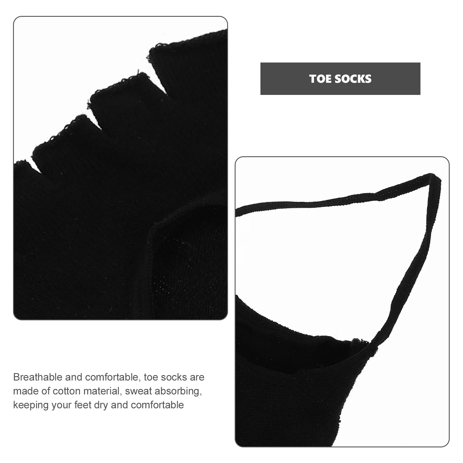 

Women Cotton Invisible Half Socks Anti Slip Separator Breathable Footwear Accessories For Office Party Casual Wear