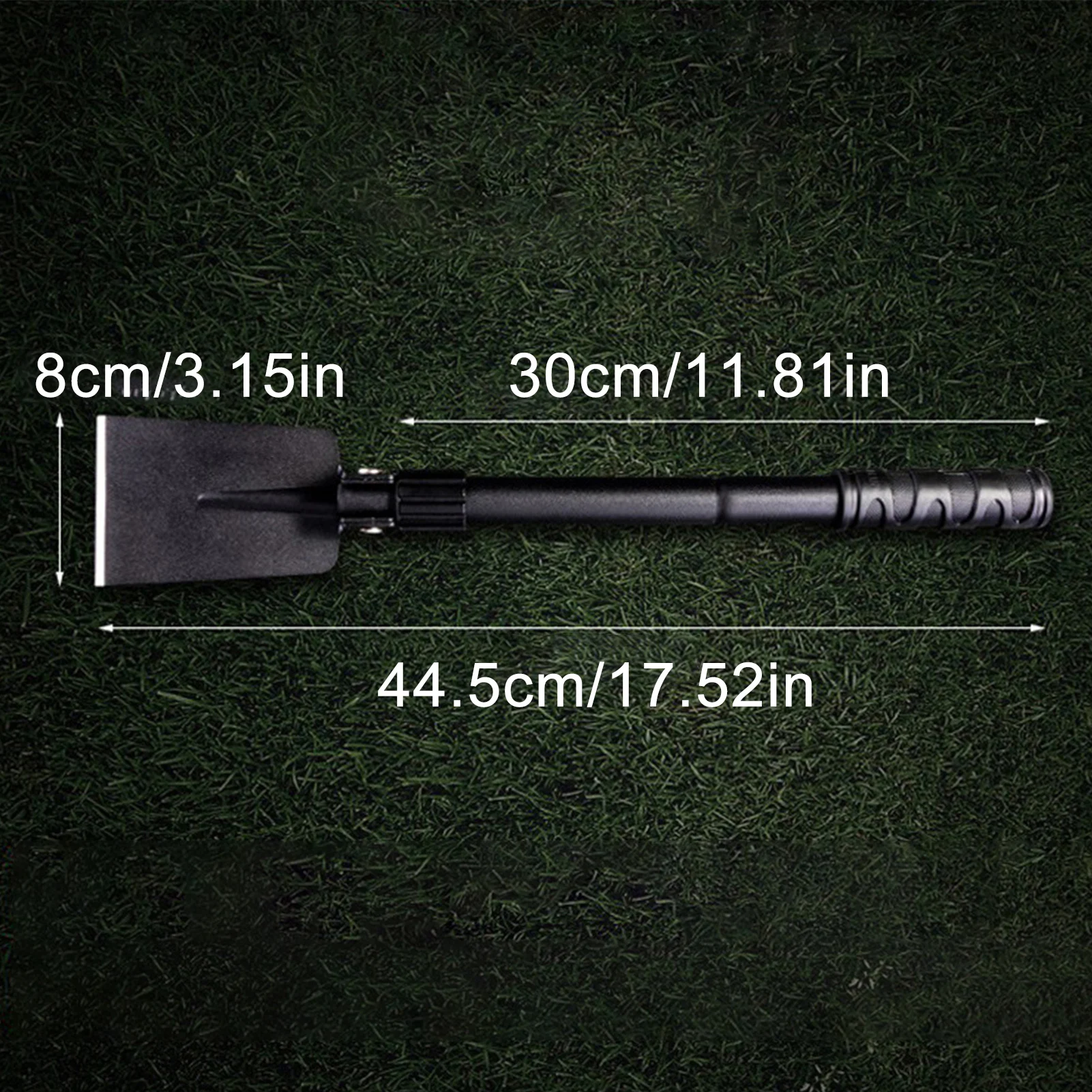 Foldable Camping Shovel Pickaxe Hoe Outdoor Emergency Multifunction Gardening Tool For Digging Ditching With Carrying Bag