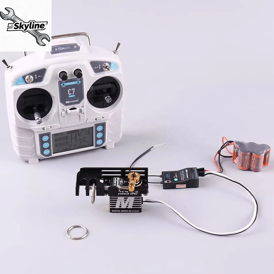 Fourth generation two-stage three-stage steering gear dispenser airdrop decoupler projector drone model aircraft