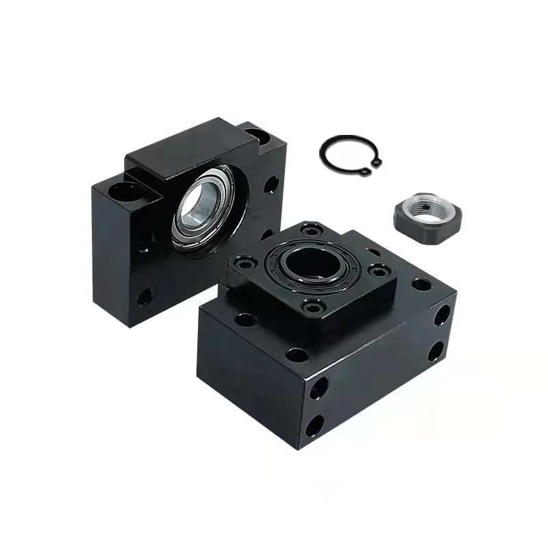 Ballcrew Bearing Mounting Support Block BK10 BF10 BKBF12 EKEF12 FKFF10 FK12 FF12 BK15 BK20 for 12mm 16mm 20mm CNC Engraver Screw