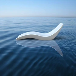 Ledge Pool Beach Lounge Chair Swimming Pool in Water Sun Loungers Plastic Outdoor Furniture Deck Garden Pool Lounger