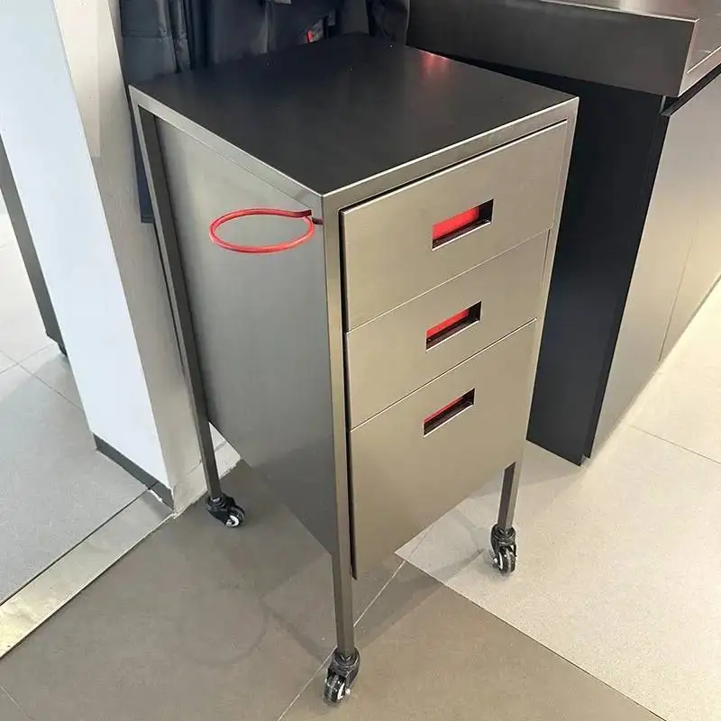 

Barber Accessories Salon Barber Shop Storage Design Beauty Trolley Multifunction Taquilla Del Salónde Peluquería Salon Furniture