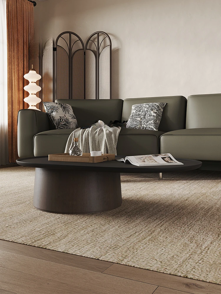 French Style Large and Small Coffee Table Home  Designer Living Room Simple Modern Special-Shaped Living Room Combination Table image 2