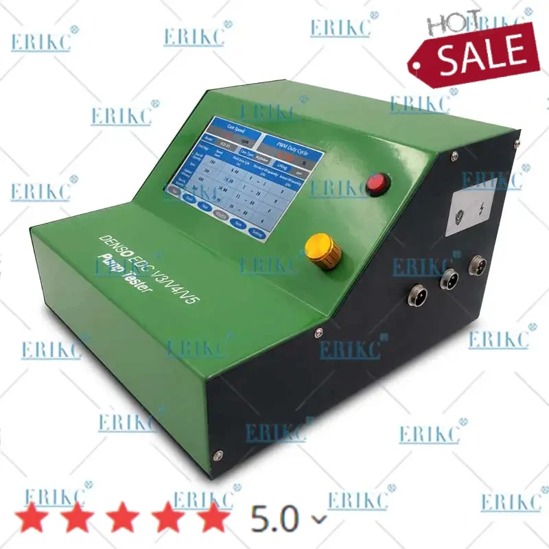 ERIKC Common Rail Injector Pump Tester E1024151 Diesel Distribution Pump Test Instrument for DENSO V3 V4 V5 Testing