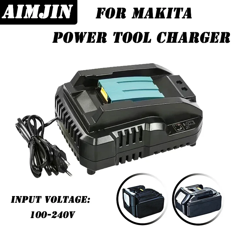 

New for Makita 14.4V-18V Power Tool Lithium Battery Charger DC18RD Single Slot 4A and Battery 18V Li-ion for Makita