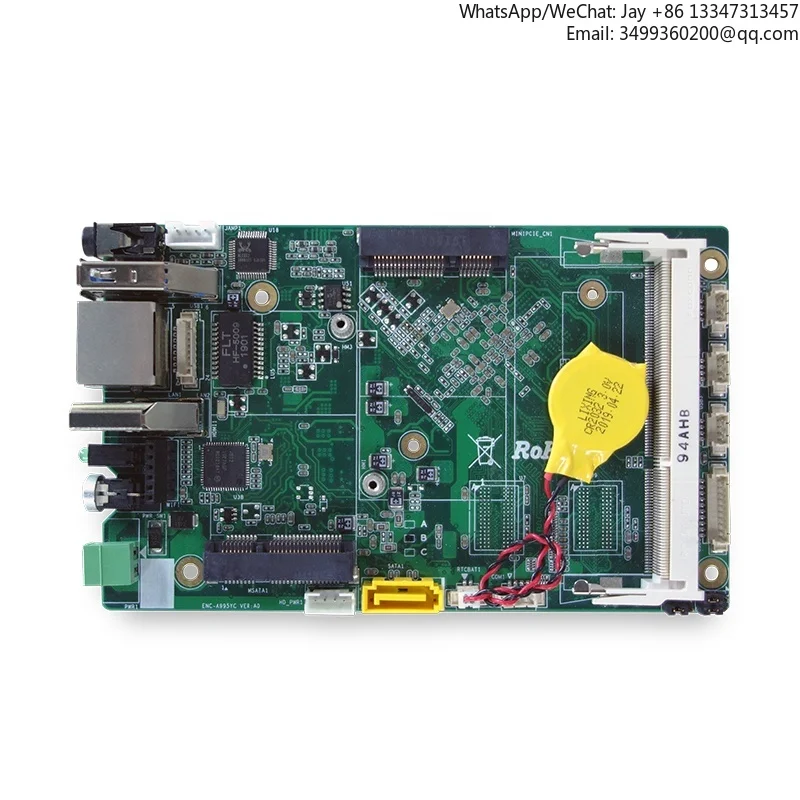 

AppoloLake J3455 CPU Pico-ITX Motherboard Embedded Motherboard Single Board Computers ENC-A995YC For Digital Signage