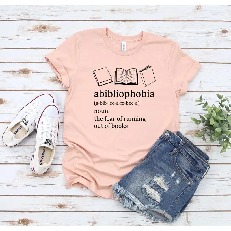 

Ab espirophobia Футболка Книги Любитель книг Рождественский подарок Чтение библиотекарю для учителя