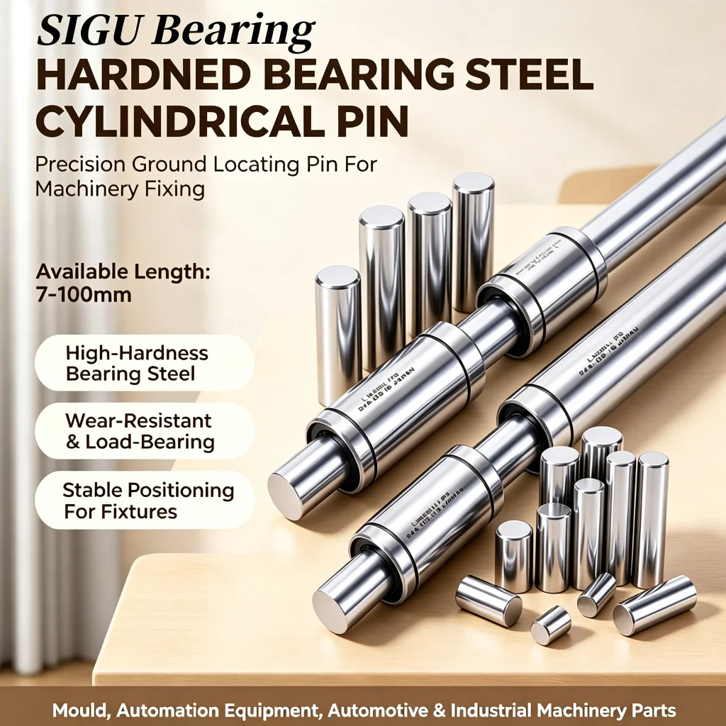 Hardened Wear Resistant Bearing Steel Pin 7/8/7*8*9*10*12*13*14*15*16*18*20*21*22*23*24*25*26*30*32*35*40*45*50*60*70*80*100mm