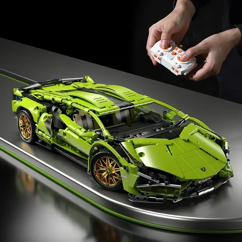 Technical Racing Sport Car Model Building Blocks City Mechanical Speed Vehicle Supercar Brick Puzzle Toys Kid Adult Gift