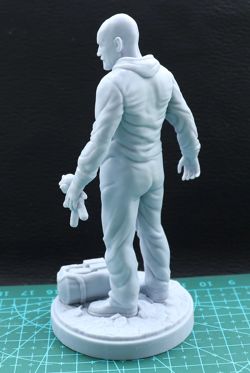 Imagem -03 - Kits de Modelo de Resina Resina Homem Mau Inpintado sem Cores 24 mm 18 mm